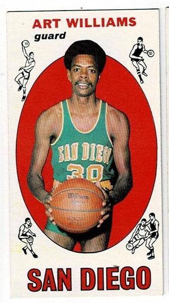 1969 Topps Basketball #96 Art Williams - San Diego Rockets